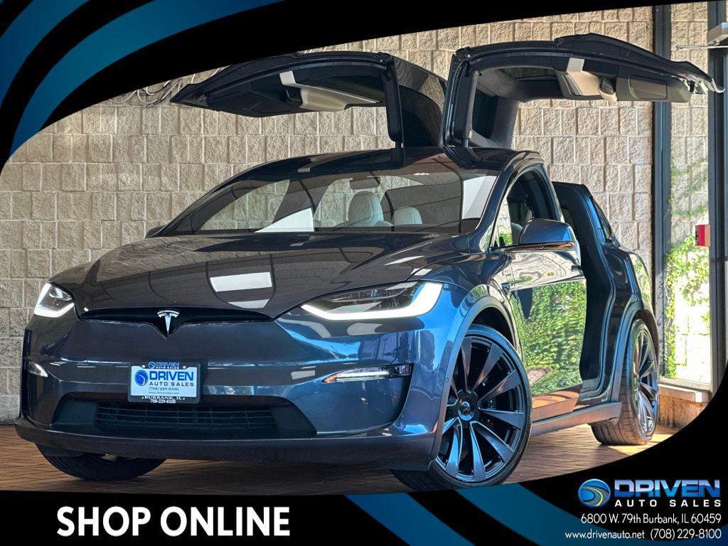used 2022 Tesla Model X car, priced at $56,980
