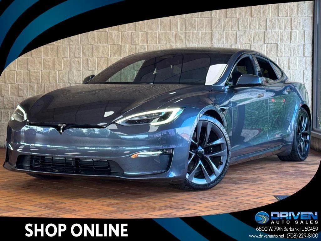 used 2021 Tesla Model S car, priced at $51,980