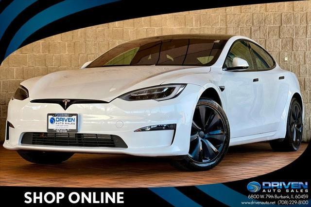 used 2021 Tesla Model S car, priced at $44,980