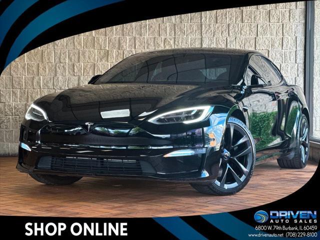 used 2021 Tesla Model S car, priced at $44,980
