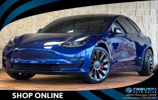 used 2022 Tesla Model 3 car, priced at $29,980