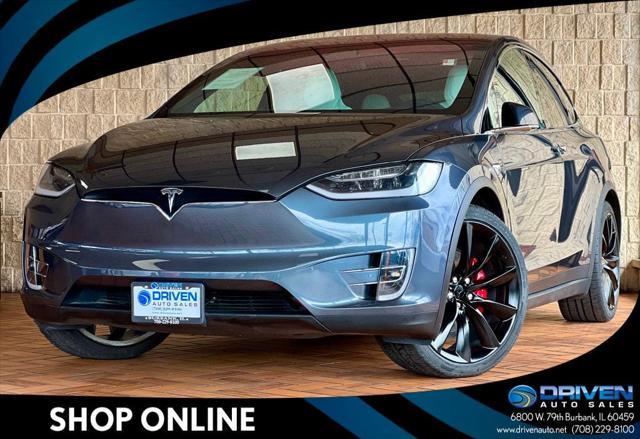 used 2017 Tesla Model X car, priced at $42,960