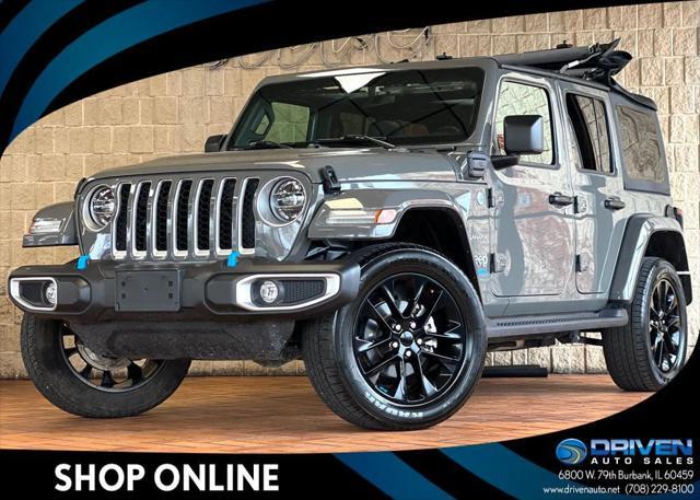 used 2022 Jeep Wrangler Unlimited 4xe car, priced at $29,980