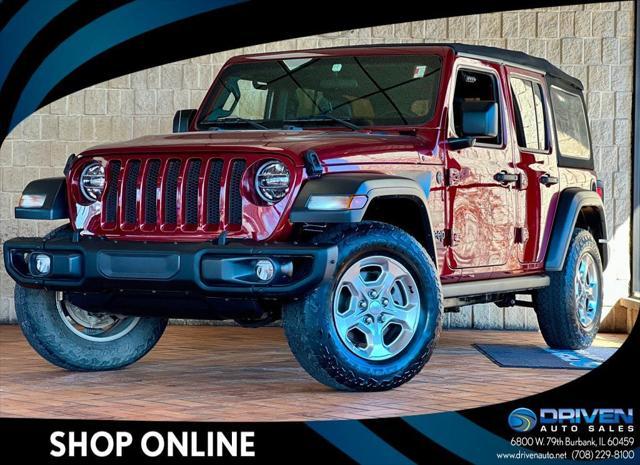 used 2021 Jeep Wrangler Unlimited car, priced at $28,980