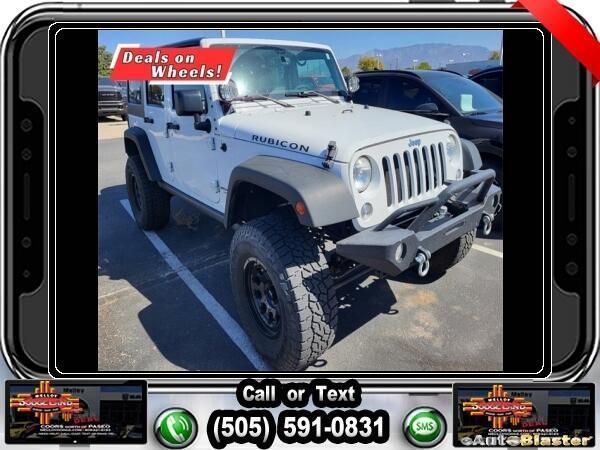 used 2015 Jeep Wrangler Unlimited car, priced at $19,437