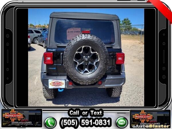 used 2021 Jeep Wrangler Unlimited 4xe car, priced at $35,472