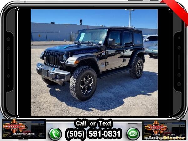 used 2021 Jeep Wrangler Unlimited 4xe car, priced at $35,472