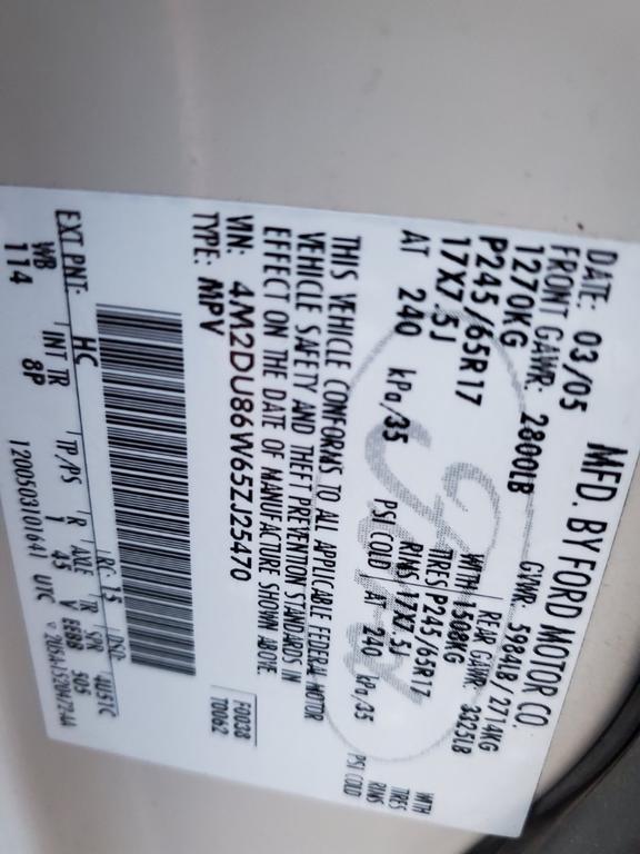 used 2005 Mercury Mountaineer car, priced at $3,595