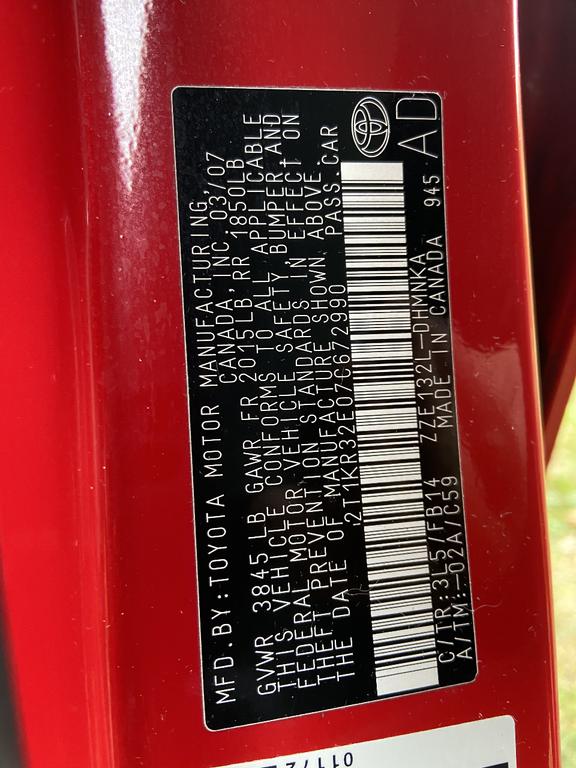 used 2007 Toyota Matrix car, priced at $2,995