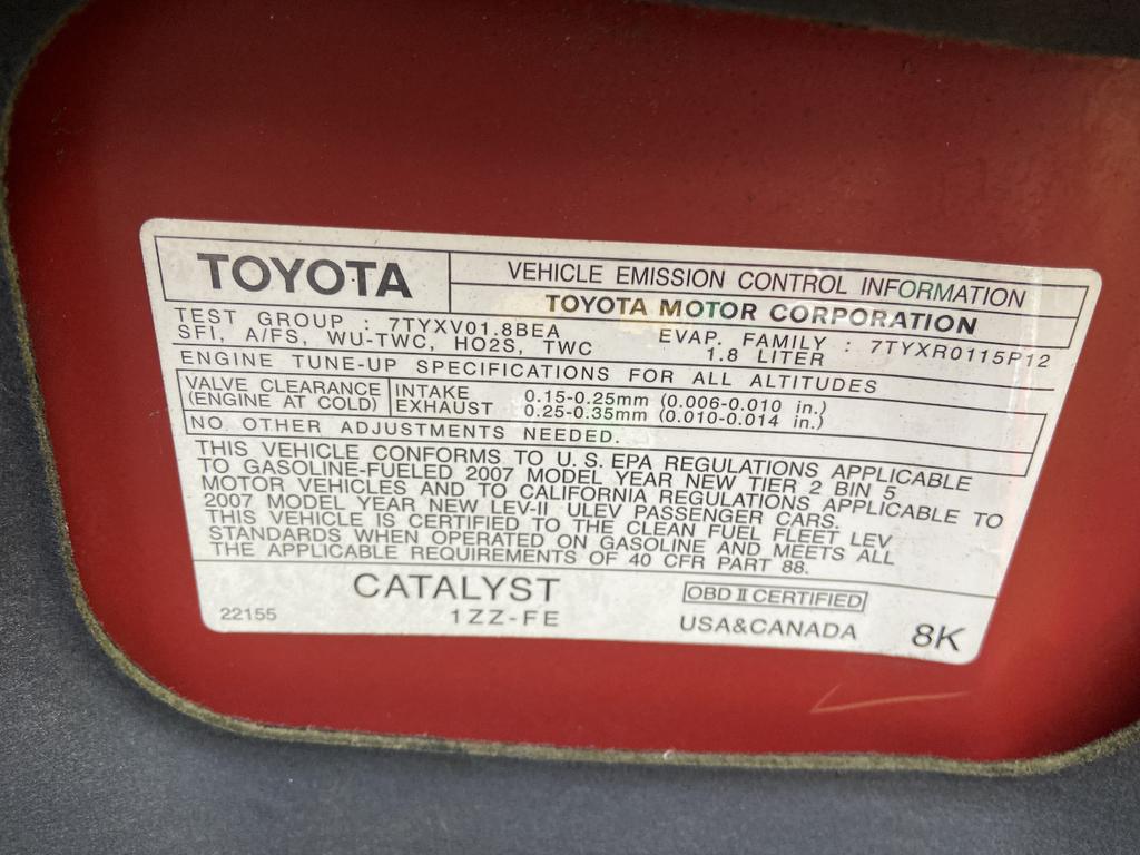 used 2007 Toyota Matrix car, priced at $2,995