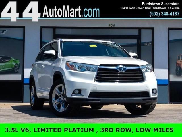 used 2016 Toyota Highlander car, priced at $26,844