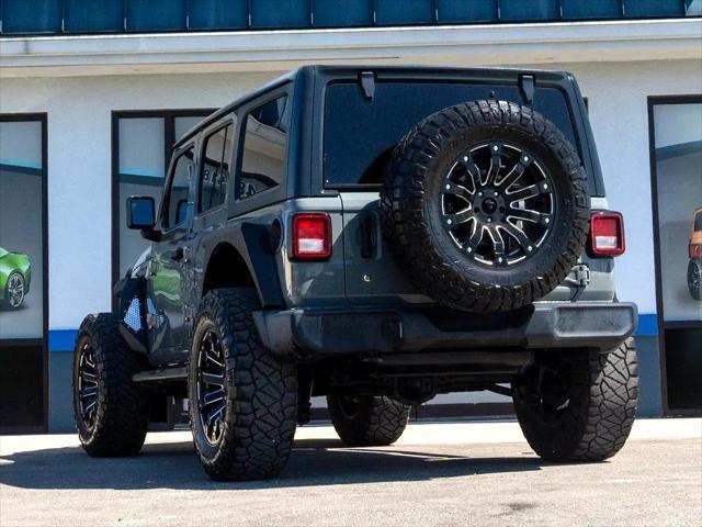 used 2018 Jeep Wrangler Unlimited car, priced at $25,744