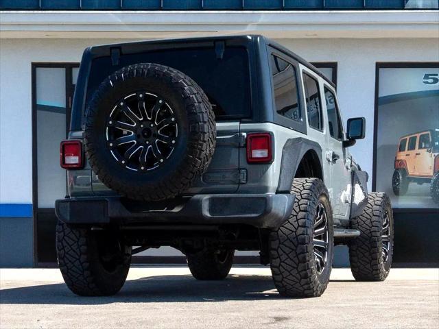 used 2018 Jeep Wrangler Unlimited car, priced at $25,744