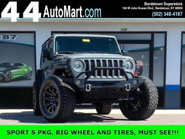 used 2018 Jeep Wrangler Unlimited car, priced at $25,744