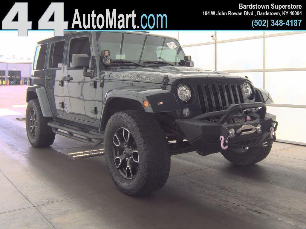 used 2017 Jeep Wrangler Unlimited car, priced at $25,144