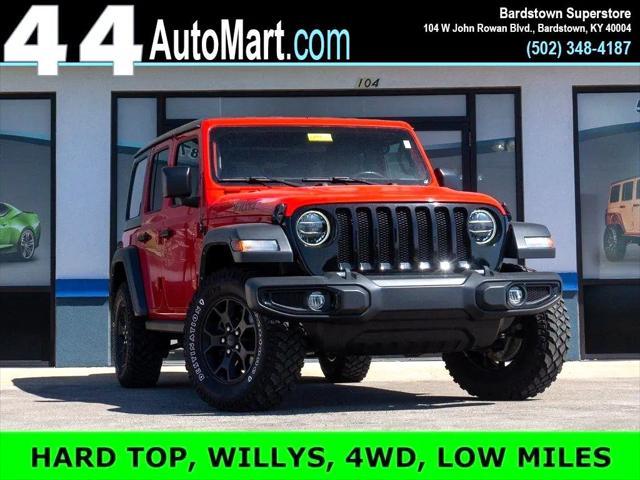used 2021 Jeep Wrangler car, priced at $32,844