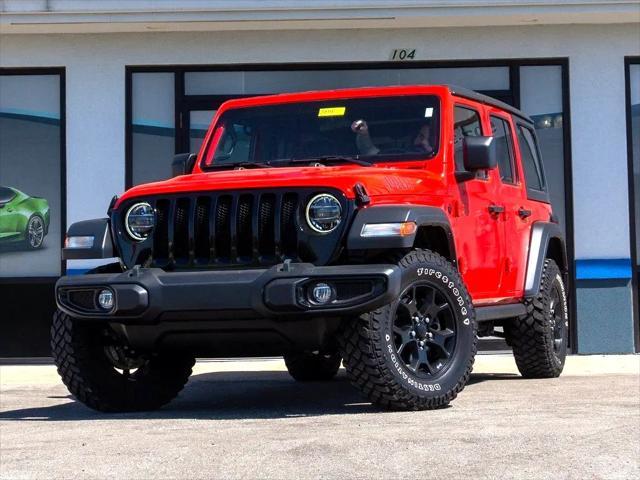 used 2021 Jeep Wrangler car, priced at $32,844