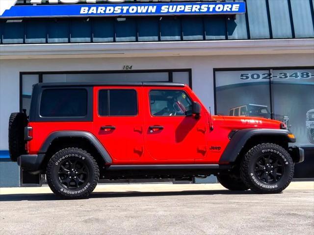 used 2021 Jeep Wrangler car, priced at $33,244