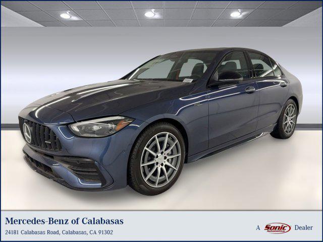 used 2025 Mercedes-Benz AMG C 43 car, priced at $64,999