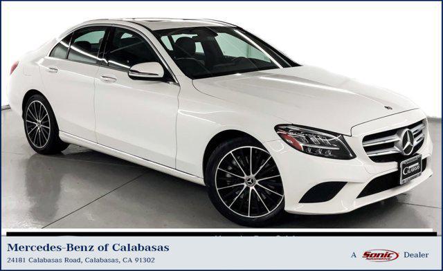 used 2021 Mercedes-Benz C-Class car, priced at $26,999