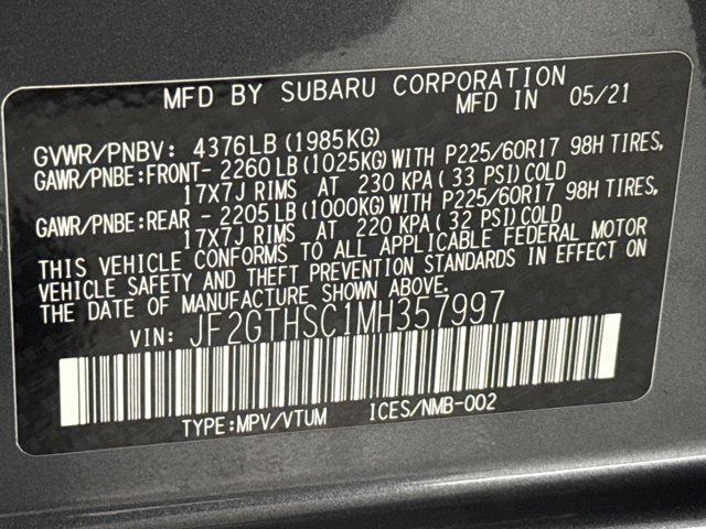used 2021 Subaru Crosstrek car, priced at $23,498