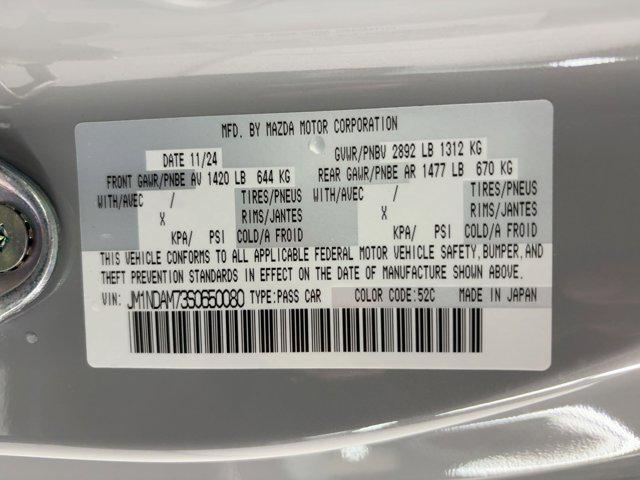 used 2025 Mazda MX-5 Miata RF car, priced at $34,999