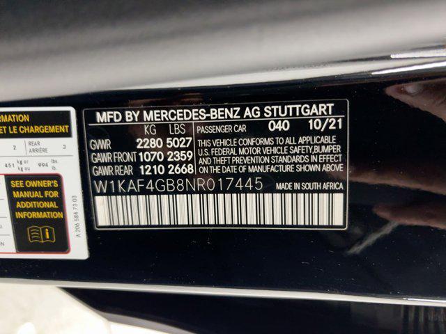 used 2022 Mercedes-Benz C-Class car, priced at $31,999