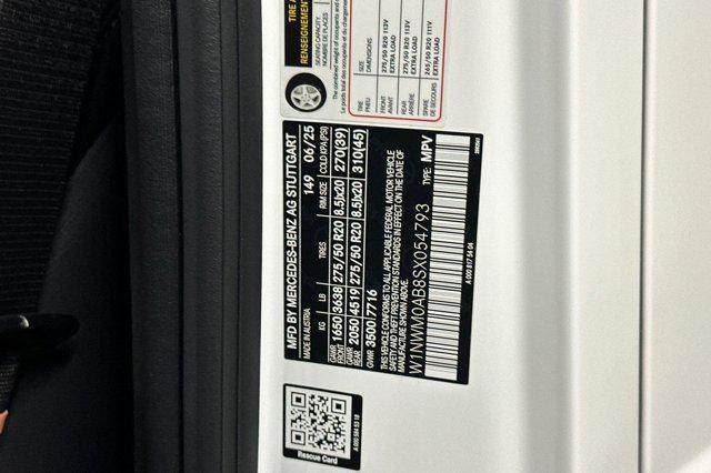 new 2025 Mercedes-Benz G-Class car, priced at $166,935