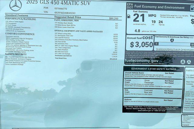 new 2025 Mercedes-Benz GLS 450 car
