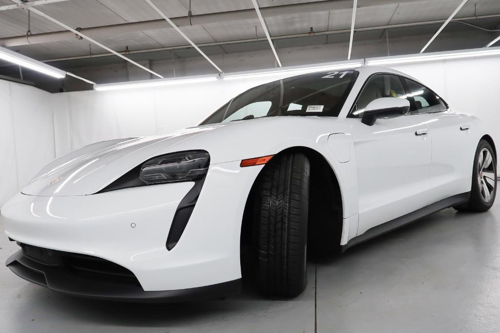 used 2021 Porsche Taycan car, priced at $69,497