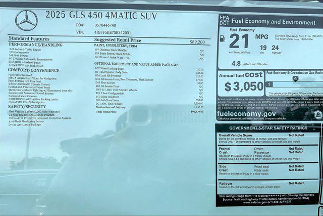 new 2025 Mercedes-Benz GLS 450 car