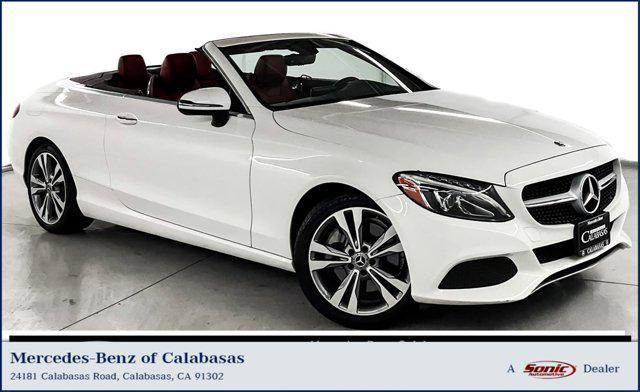 used 2018 Mercedes-Benz C-Class car, priced at $25,999