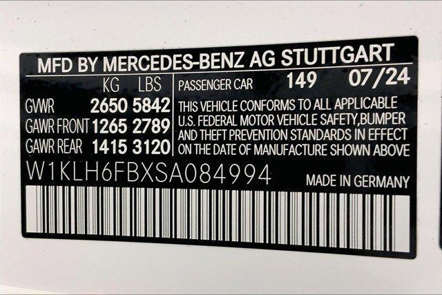 new 2025 Mercedes-Benz E-Class car, priced at $86,145