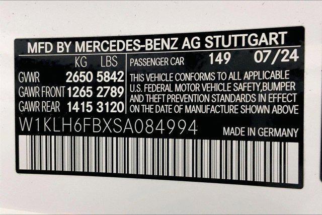 new 2025 Mercedes-Benz E-Class car, priced at $86,145