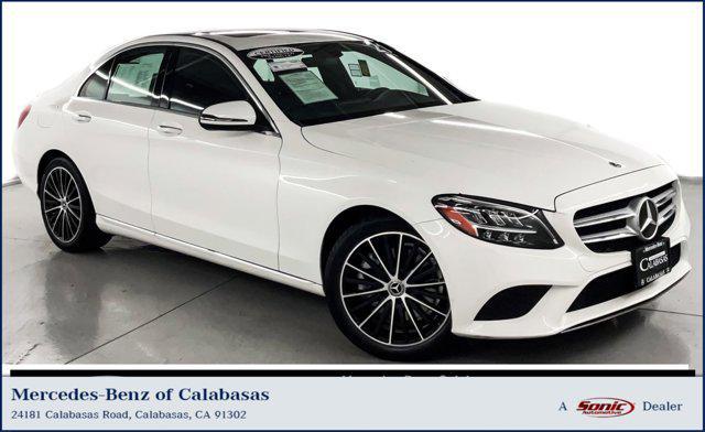 used 2021 Mercedes-Benz C-Class car, priced at $27,999