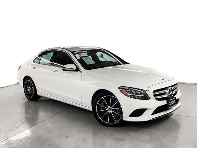 used 2021 Mercedes-Benz C-Class car, priced at $27,999