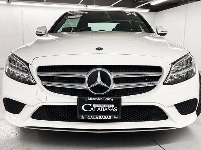 used 2021 Mercedes-Benz C-Class car, priced at $27,999