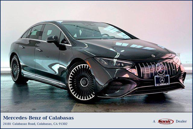 used 2023 Mercedes-Benz AMG EQE car, priced at $56,999