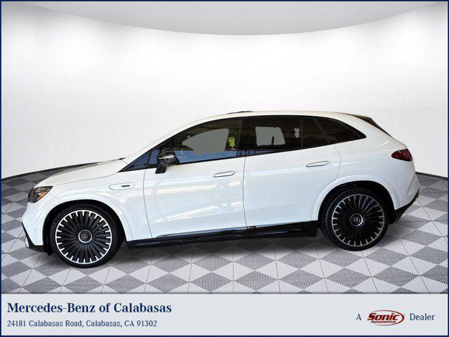 new 2025 Mercedes-Benz AMG EQE car, priced at $116,405