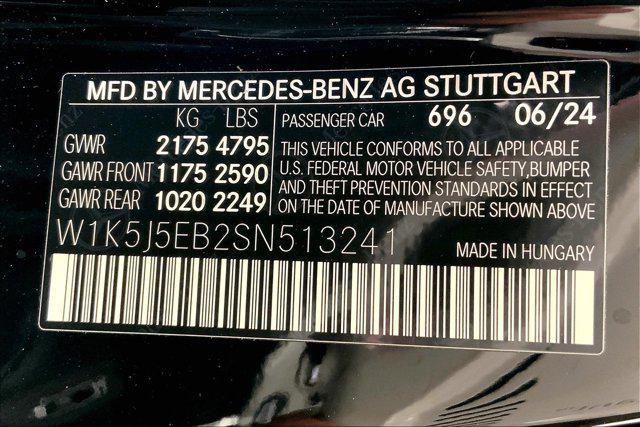 new 2025 Mercedes-Benz AMG CLA 45 car, priced at $70,695