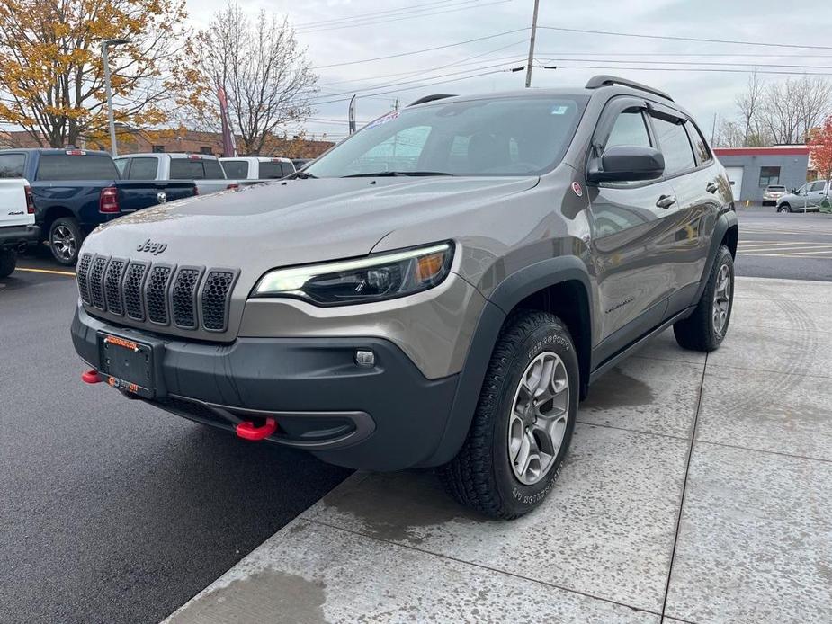 used 2021 Jeep Cherokee car, priced at $28,500