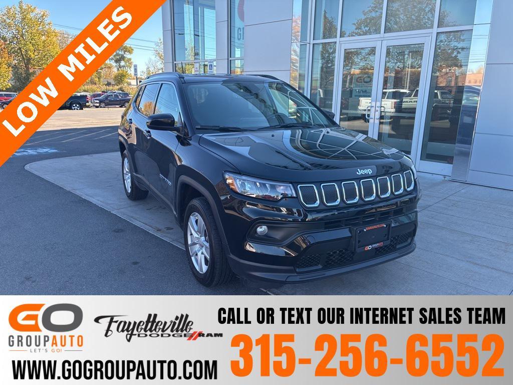 used 2022 Jeep Compass car, priced at $23,900