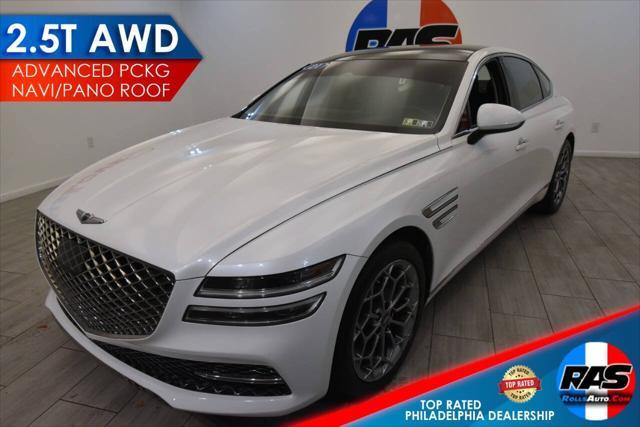 used 2021 Genesis G80 car, priced at $27,985