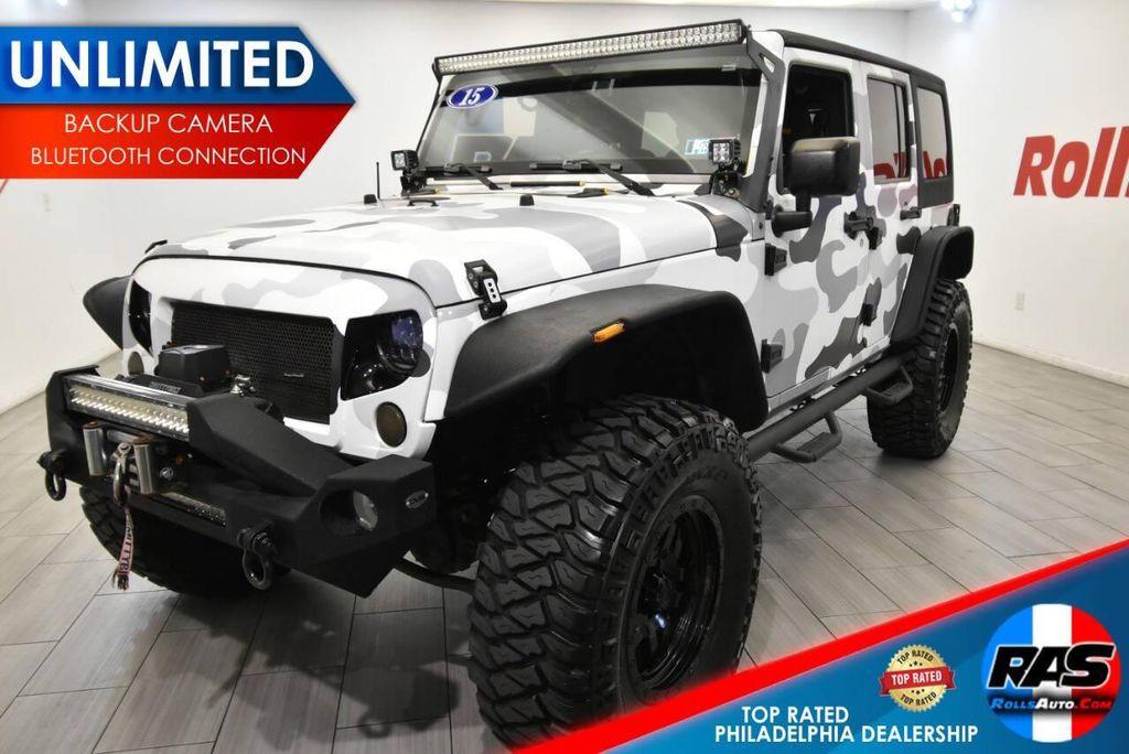 used 2015 Jeep Wrangler Unlimited car, priced at $20,955