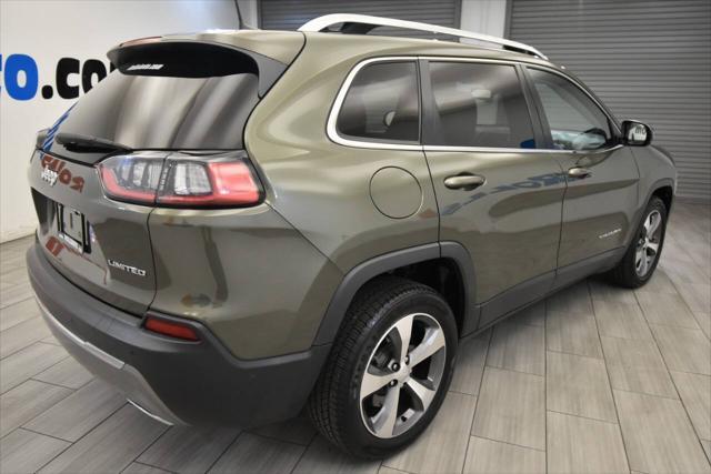 used 2021 Jeep Cherokee car, priced at $17,885