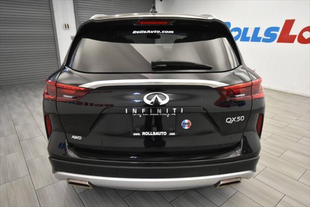 used 2021 INFINITI QX50 car, priced at $27,859