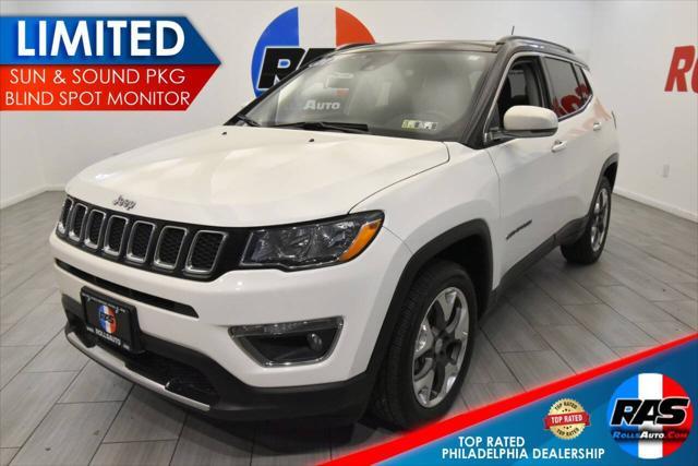 used 2021 Jeep Compass car, priced at $18,987