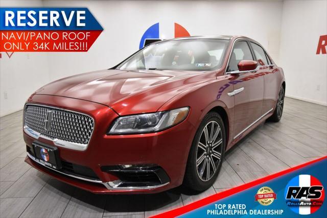 used 2018 Lincoln Continental car, priced at $27,980