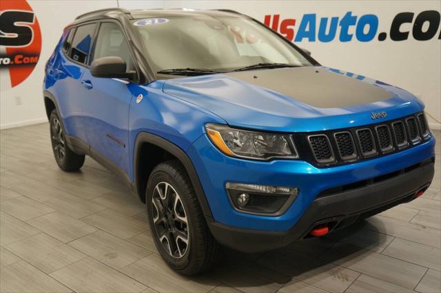 used 2021 Jeep Compass car, priced at $17,695