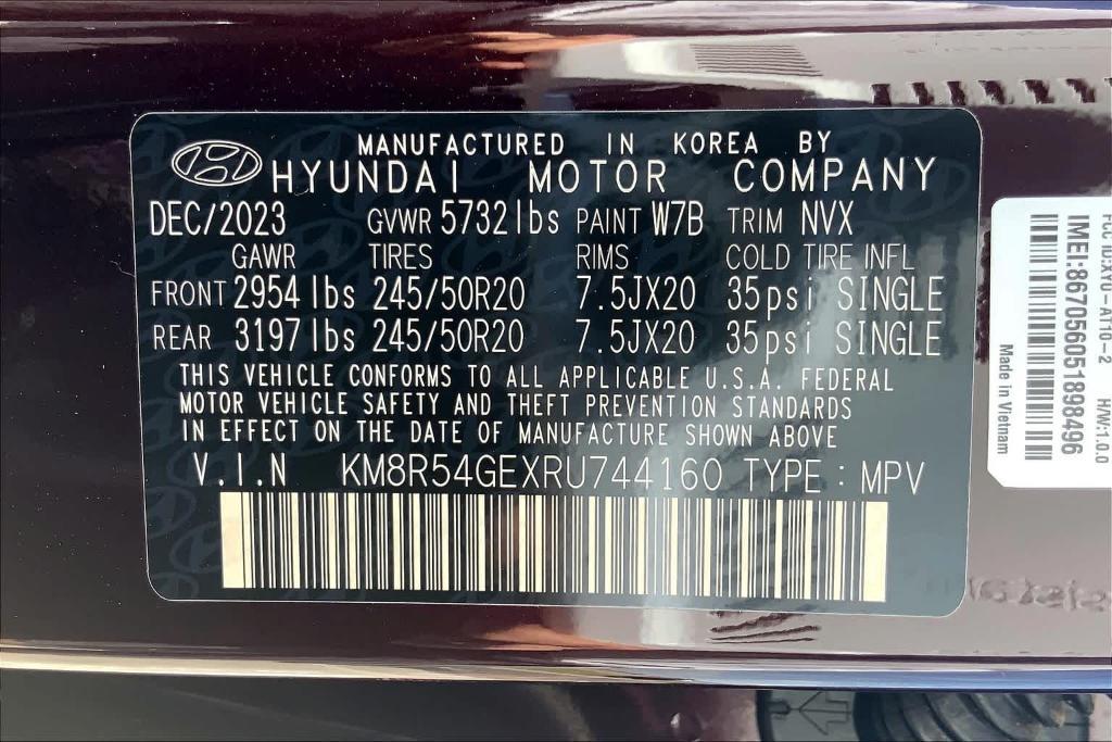 new 2024 Hyundai Palisade car, priced at $51,781